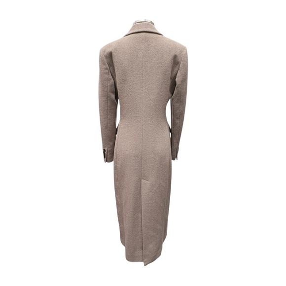 Cinzia Rocca Wool and Cashmere Single Breast Long Coat Size US 6 - Picture 4 of 15